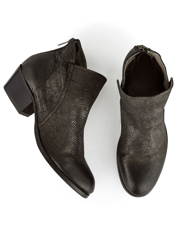 Pewter boots metallic Clearance