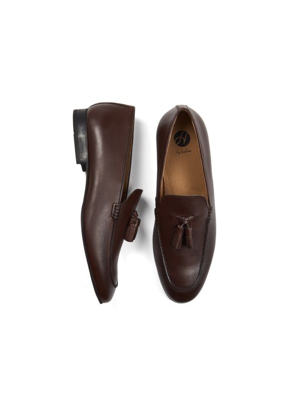 Men's Bolton Brown Tassel Loafer | H by 