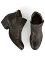 Heeled Boot Apisi Metallic Pewter
